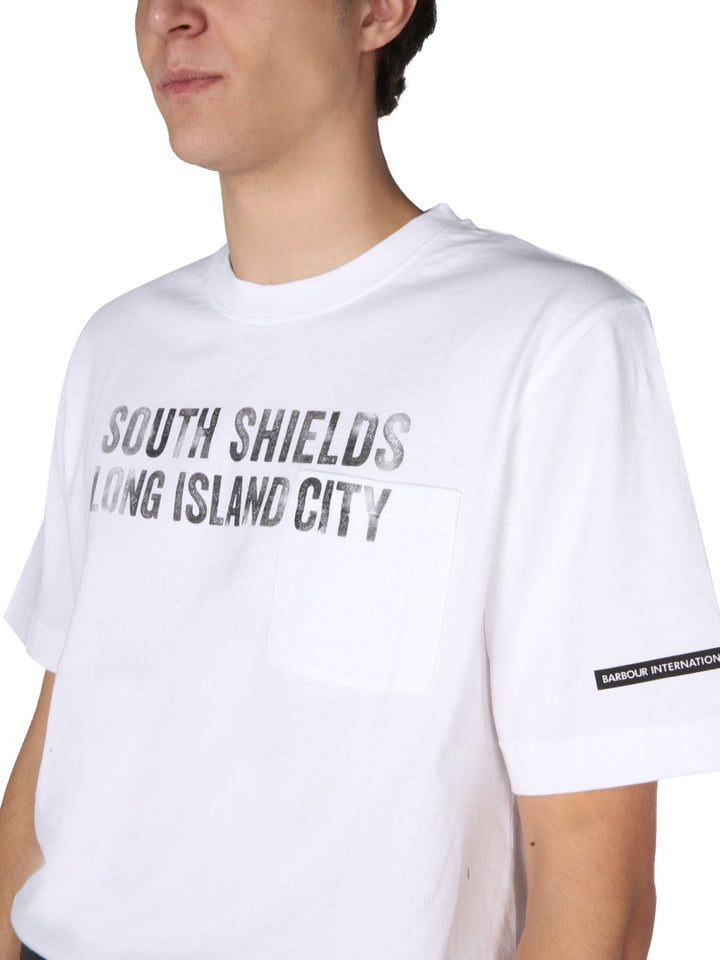 Barbour T shirts - White | Wanan Luxury