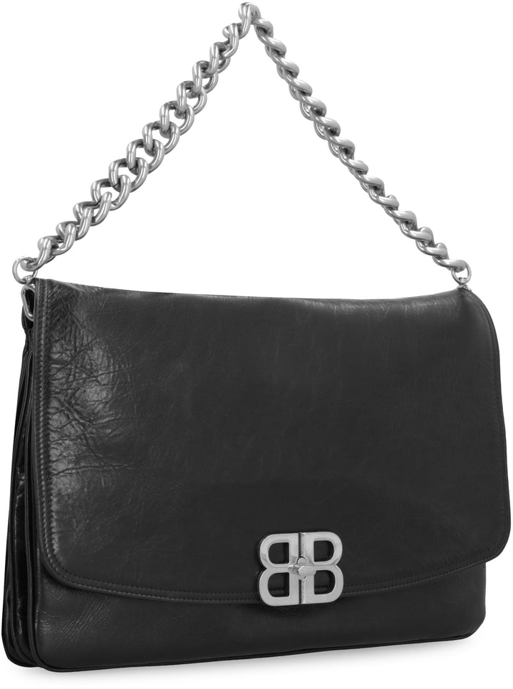 Bb Soft Flap Shoulder Bags Black