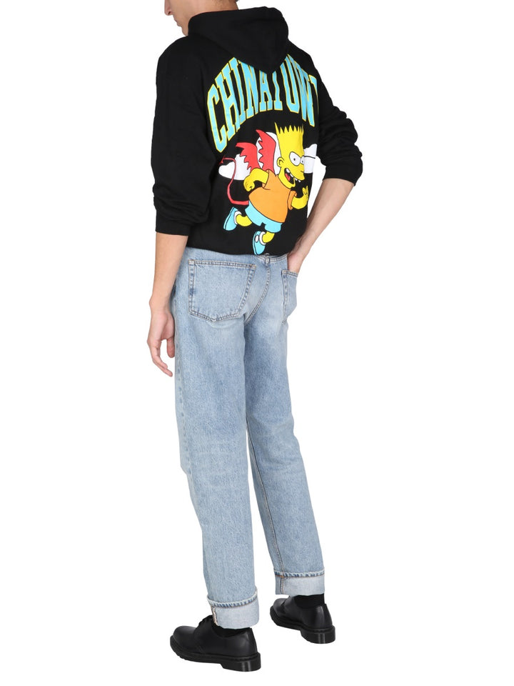 Chinatown Market x The Simpsons Sweatshirts - Black | Wanan Luxury