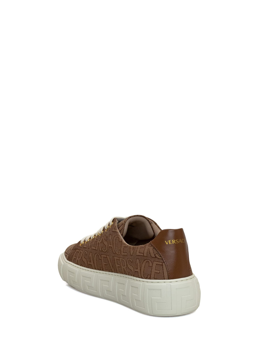 Versace Allover Sneakers Beige