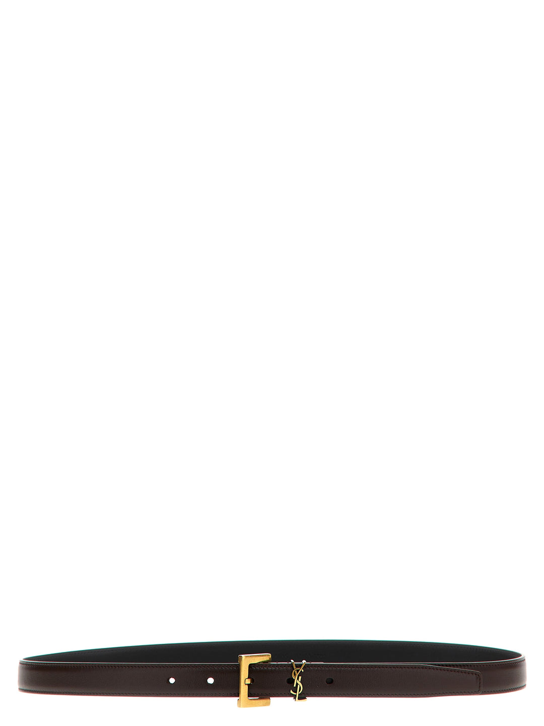 Saint Laurent Cassandre Belts - Brown | ed03830a5f468ed1787ad48d4b5e78e1fa16c832