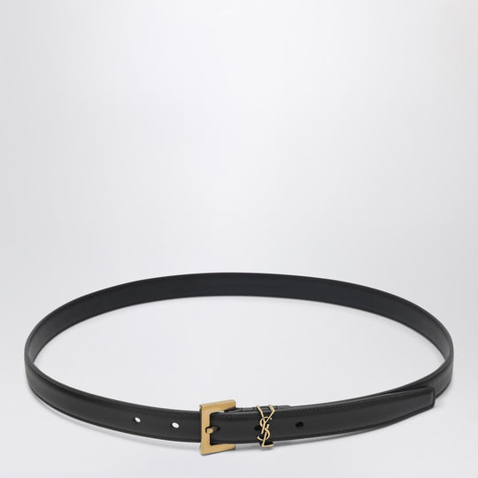Black Cassandre Leather Belt