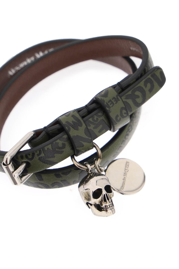 Skull Double Wrap Bracelet