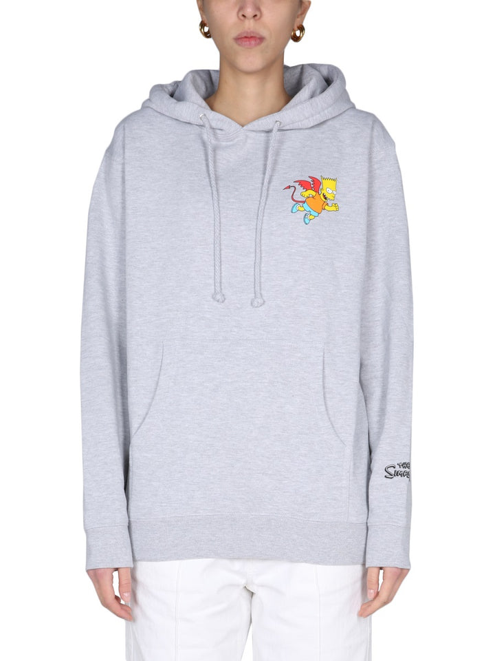 Chinatown Market x The Simpsons Sweatshirts - Grey | Wanan Luxury