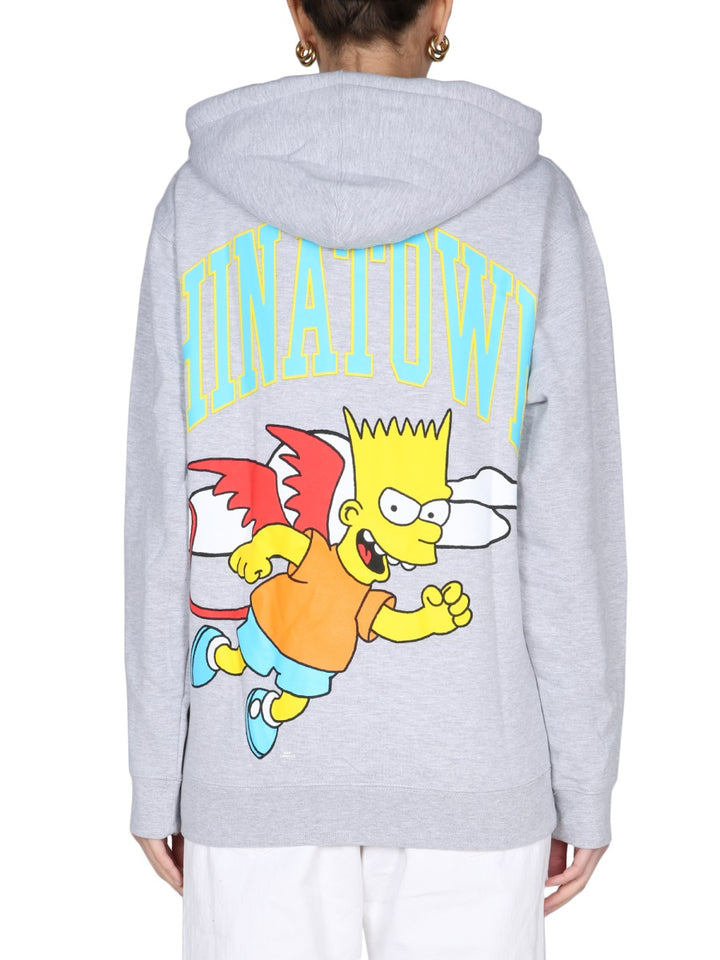 Chinatown Market x The Simpsons Sweatshirts - Grey | Wanan Luxury