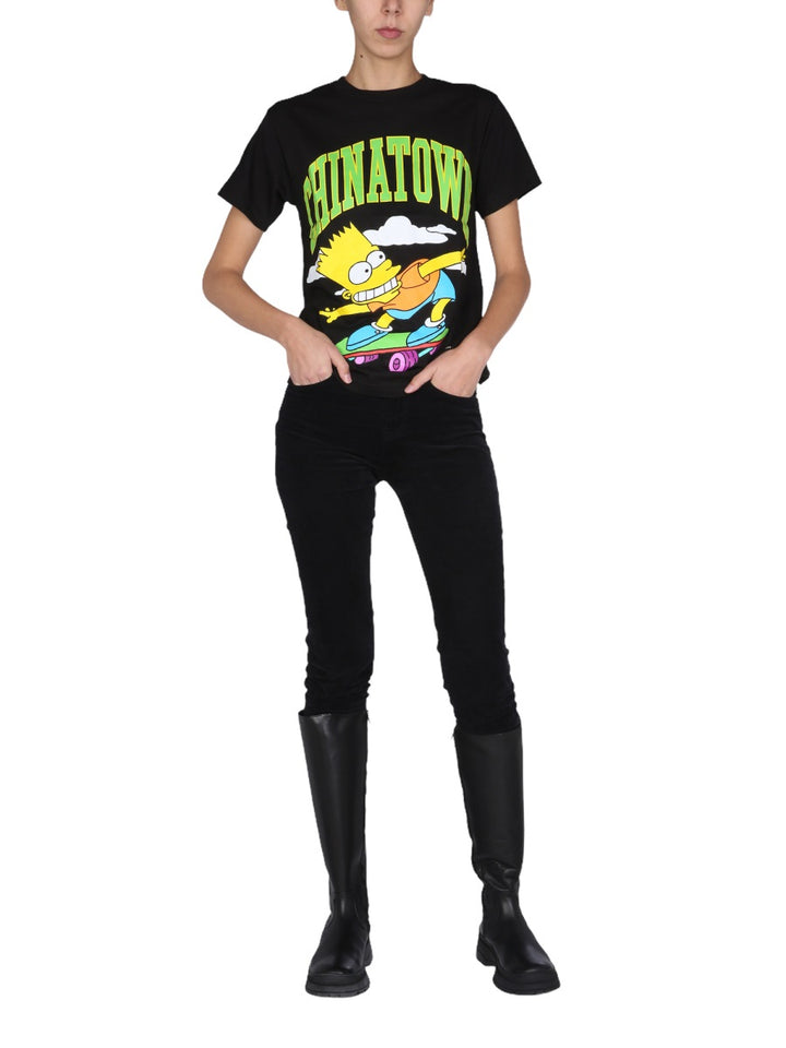 Chinatown Market x The Simpsons T shirts - Black | Wanan Luxury