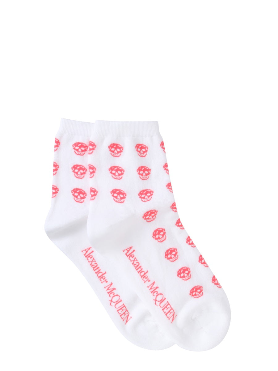 Alexander McQueen Socks - White | Wanan Luxury