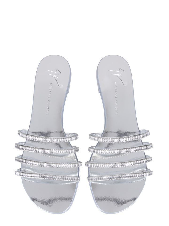 Giuseppe Zanotti Sandals - Silver | Wanan Luxury