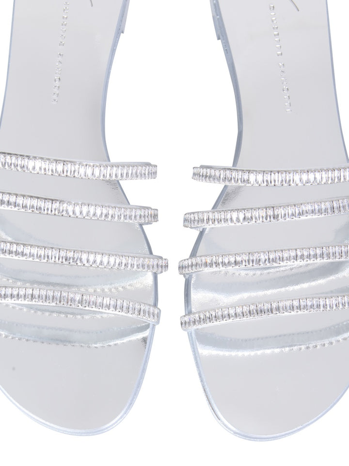 Giuseppe Zanotti Sandals - Silver | Wanan Luxury