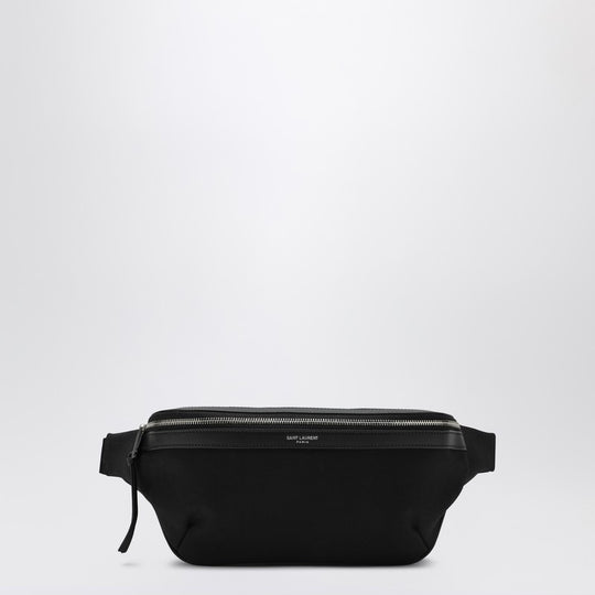 Black Canvas Crossbody Bag