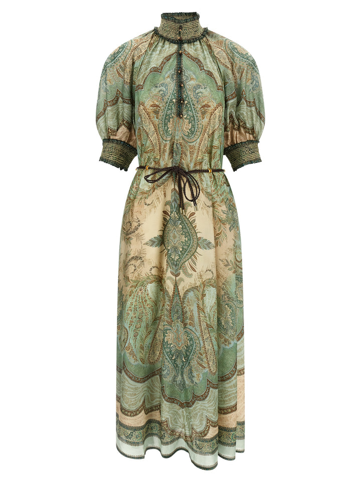 Zimmermann Billow Wanderlust Dresses - Green | 47385283fa208558105f54deb03a14780e9dd2ea