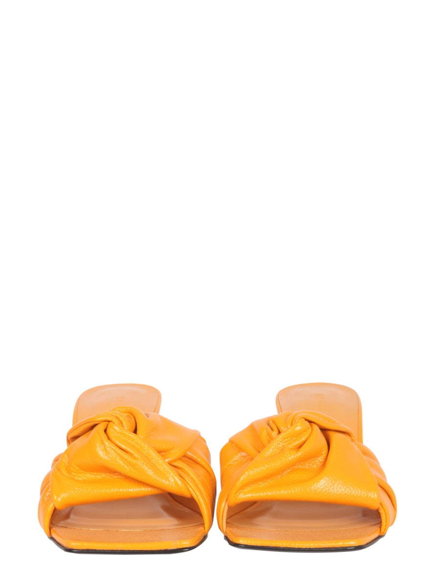 By Far Sandals - Orange | Wanan Luxury