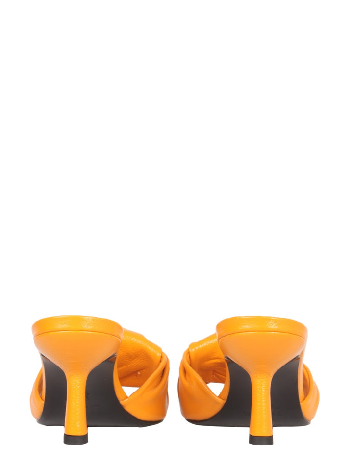 By Far Sandals - Orange | Wanan Luxury