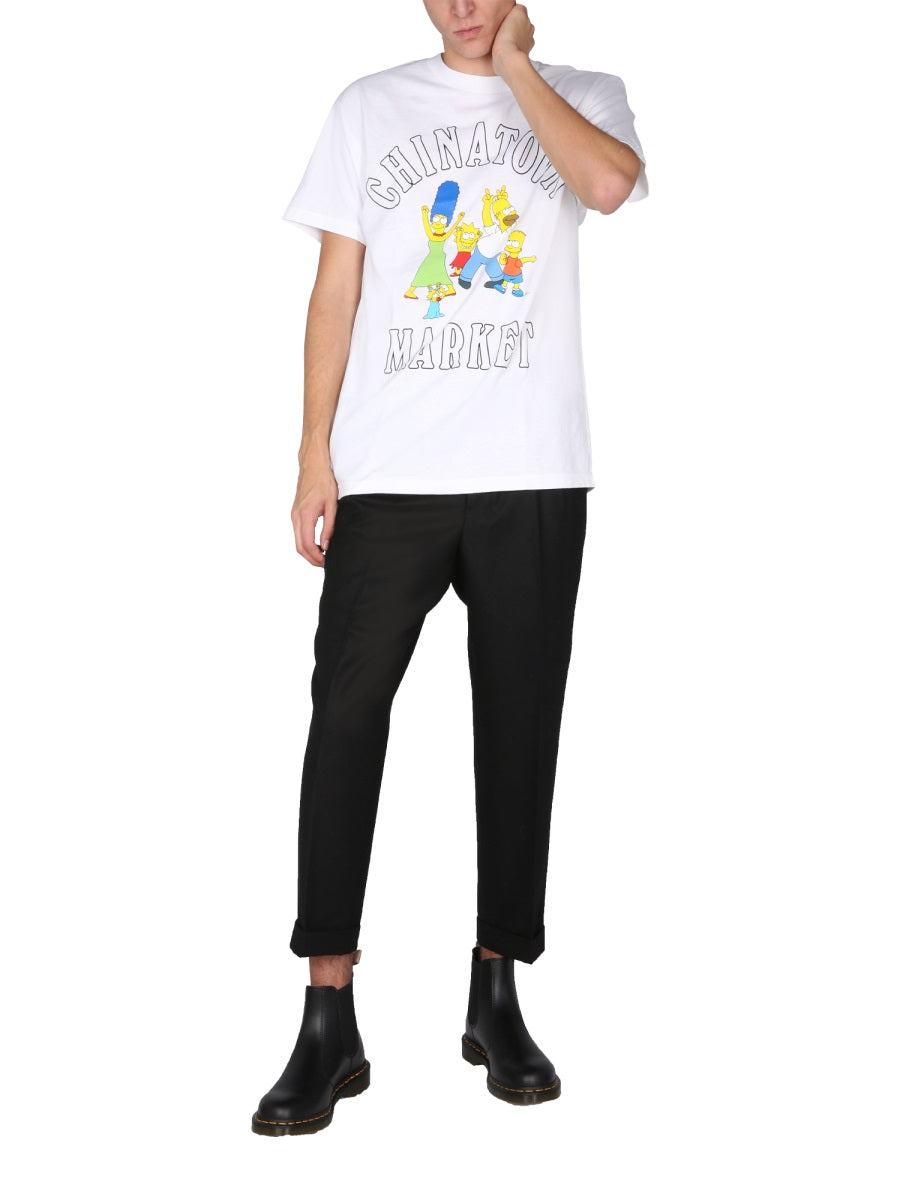 Chinatown Market x The Simpsons T shirts - White | Wanan Luxury