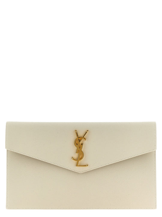Uptown Clutch White