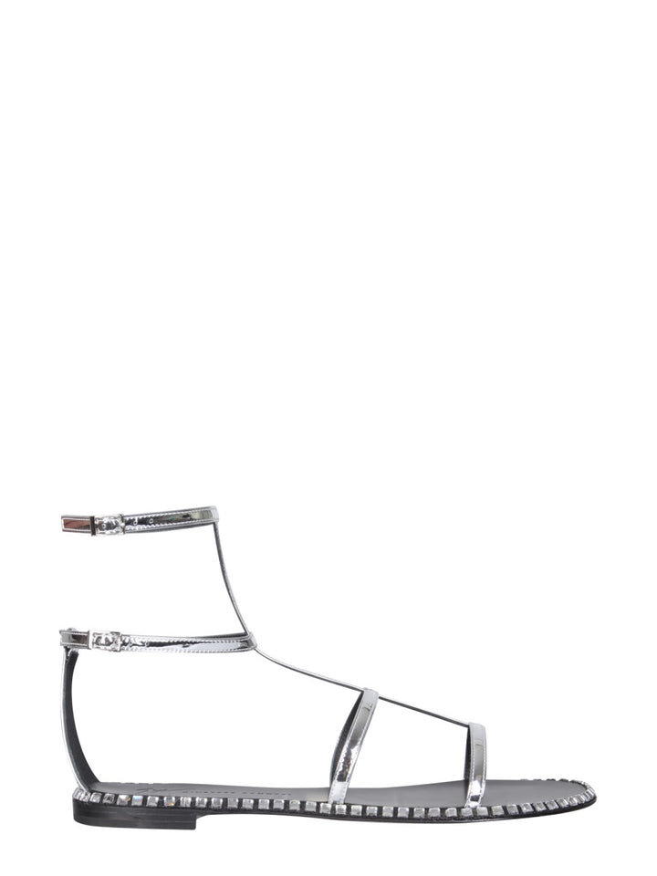 Giuseppe Zanotti Sandals - Silver | Wanan Luxury