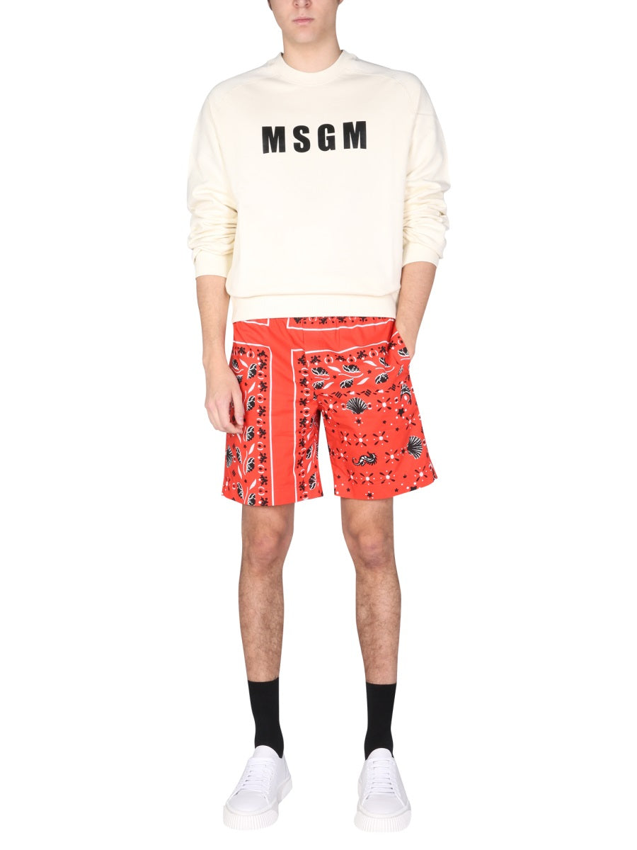 MSGM Sweatshirts - White | Wanan Luxury