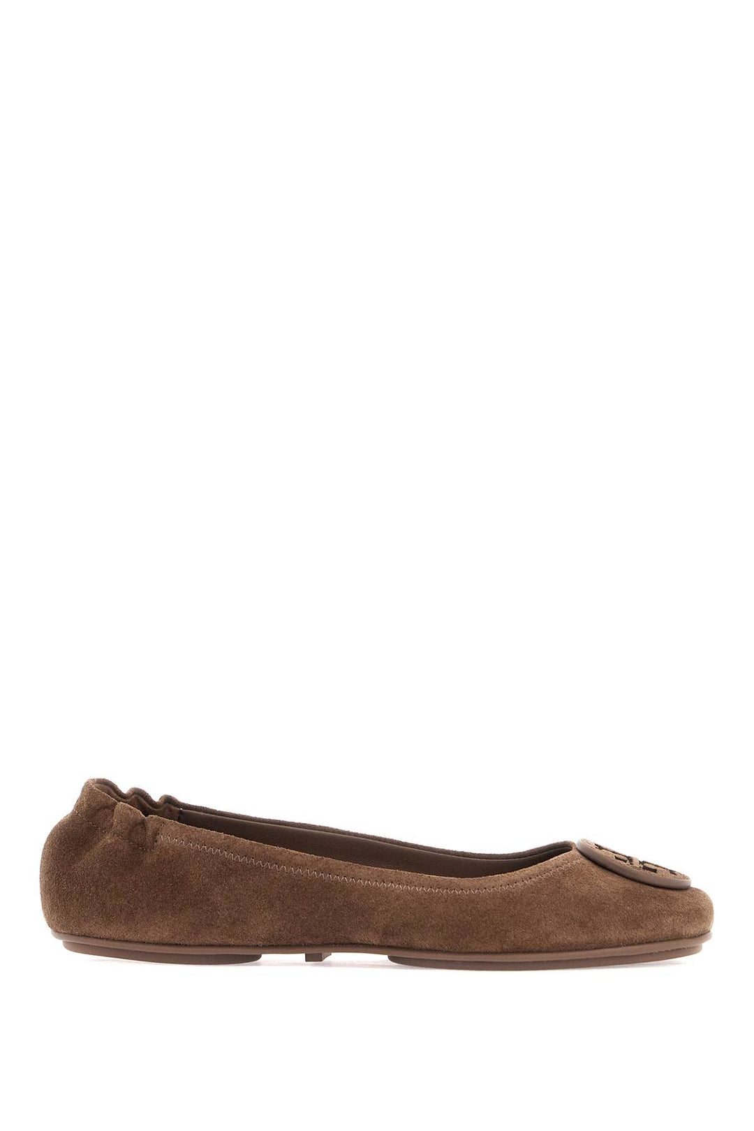 Suede Minnie Travel Ballet Flats