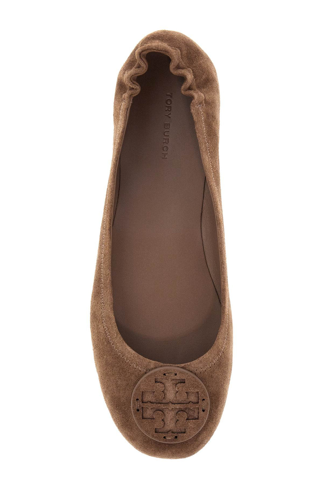 Suede Minnie Travel Ballet Flats