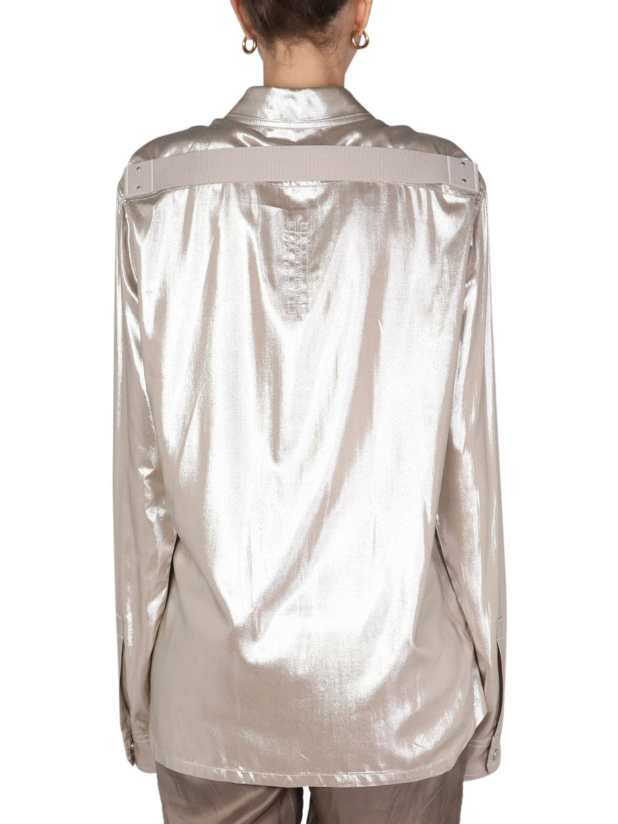 Rick Owens Shirts - Silver | Wanan Luxury