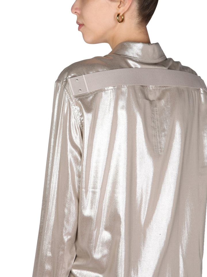 Rick Owens Shirts - Silver | Wanan Luxury