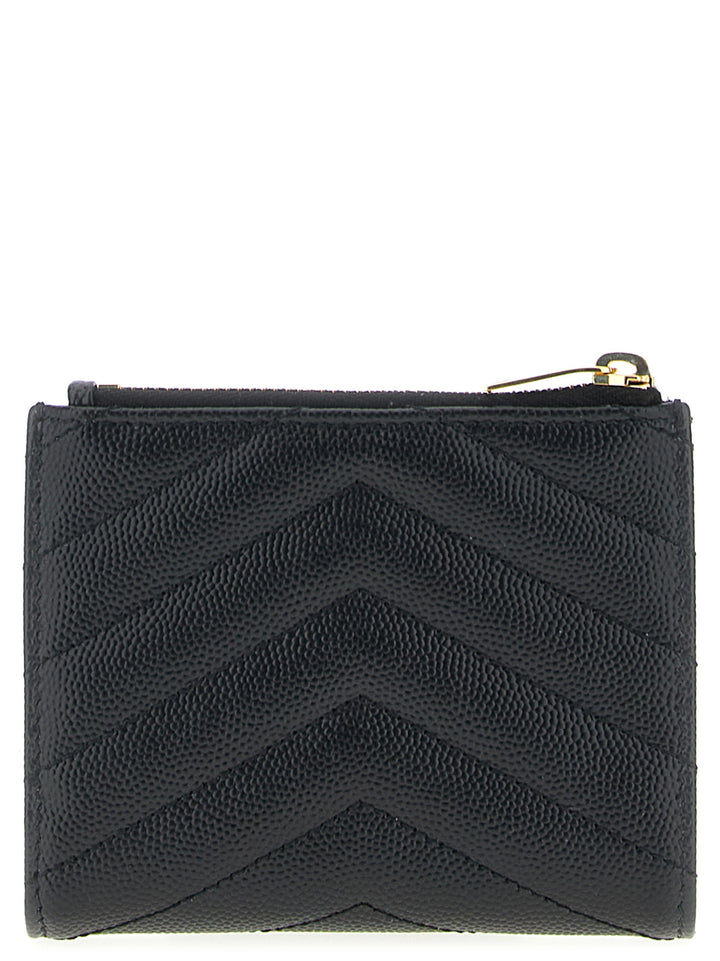 Saint Laurent Cassandre Wallets and Card Holders - Black | 916a2b6b634dd1f12c536c05167fddbc03634ec8