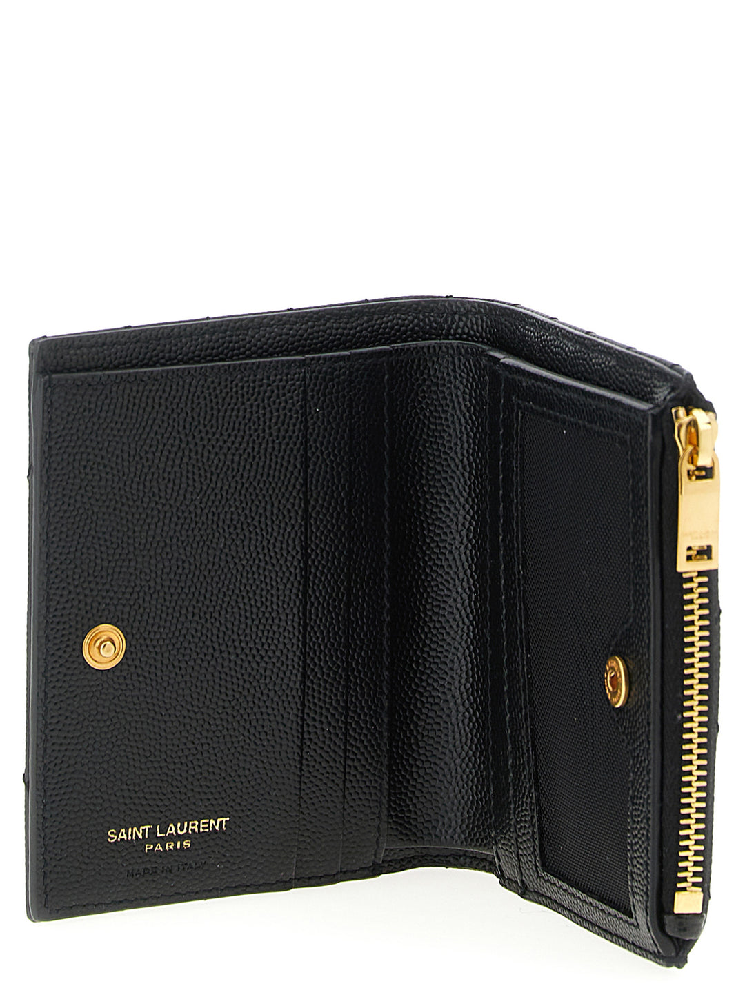 Saint Laurent Cassandre Wallets and Card Holders - Black | 0a85a3a9cbddb01025a8ef7b4ca3ec4e1c4befae