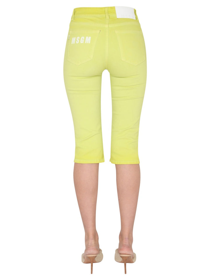 MSGM Pants - Green | Wanan Luxury