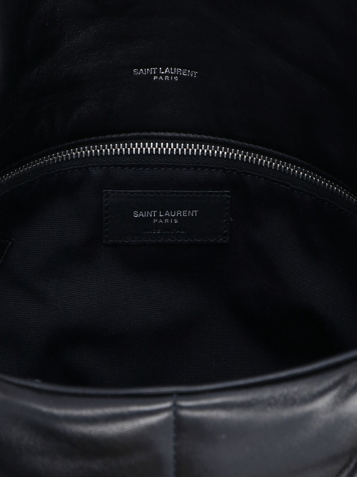 Saint Laurent Puffer Loulou Shoulder Bags - Black | 85553a6f8c0fd4655e5796dc4d1db8a9c46bb450
