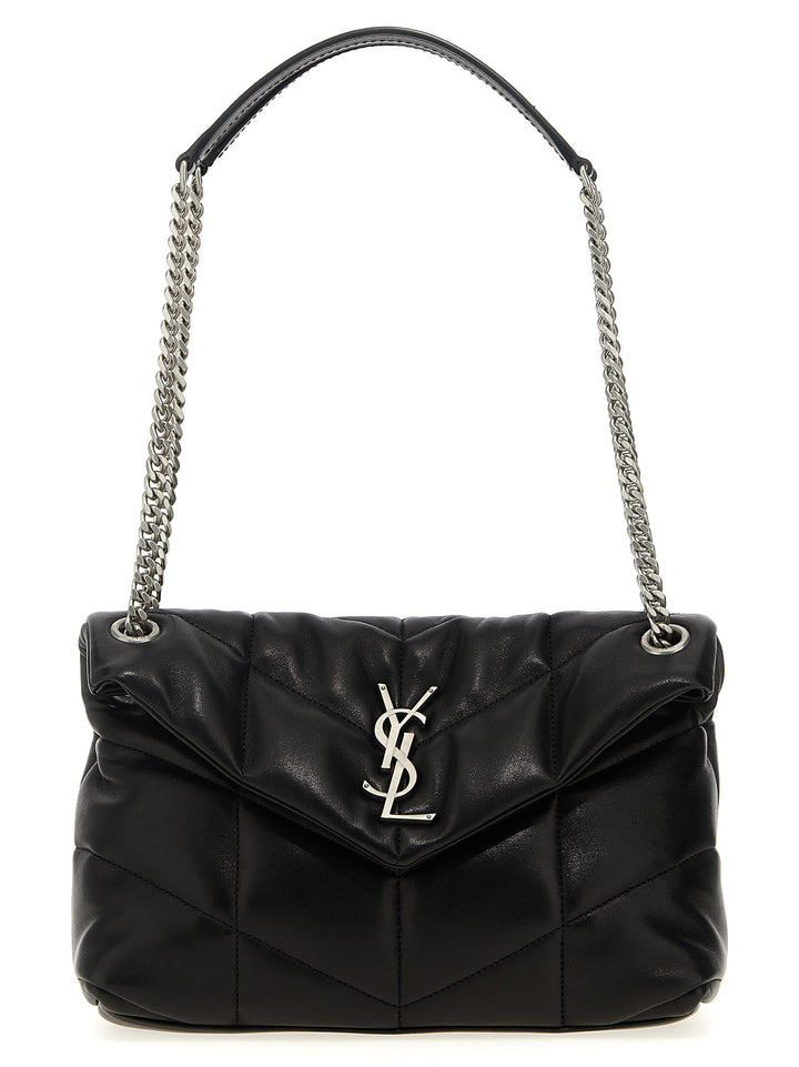 Saint Laurent Puffer Lou Lou Shoulder Bags - Black | 6478855384e6821755713ec666ed4c0041fdb6d2