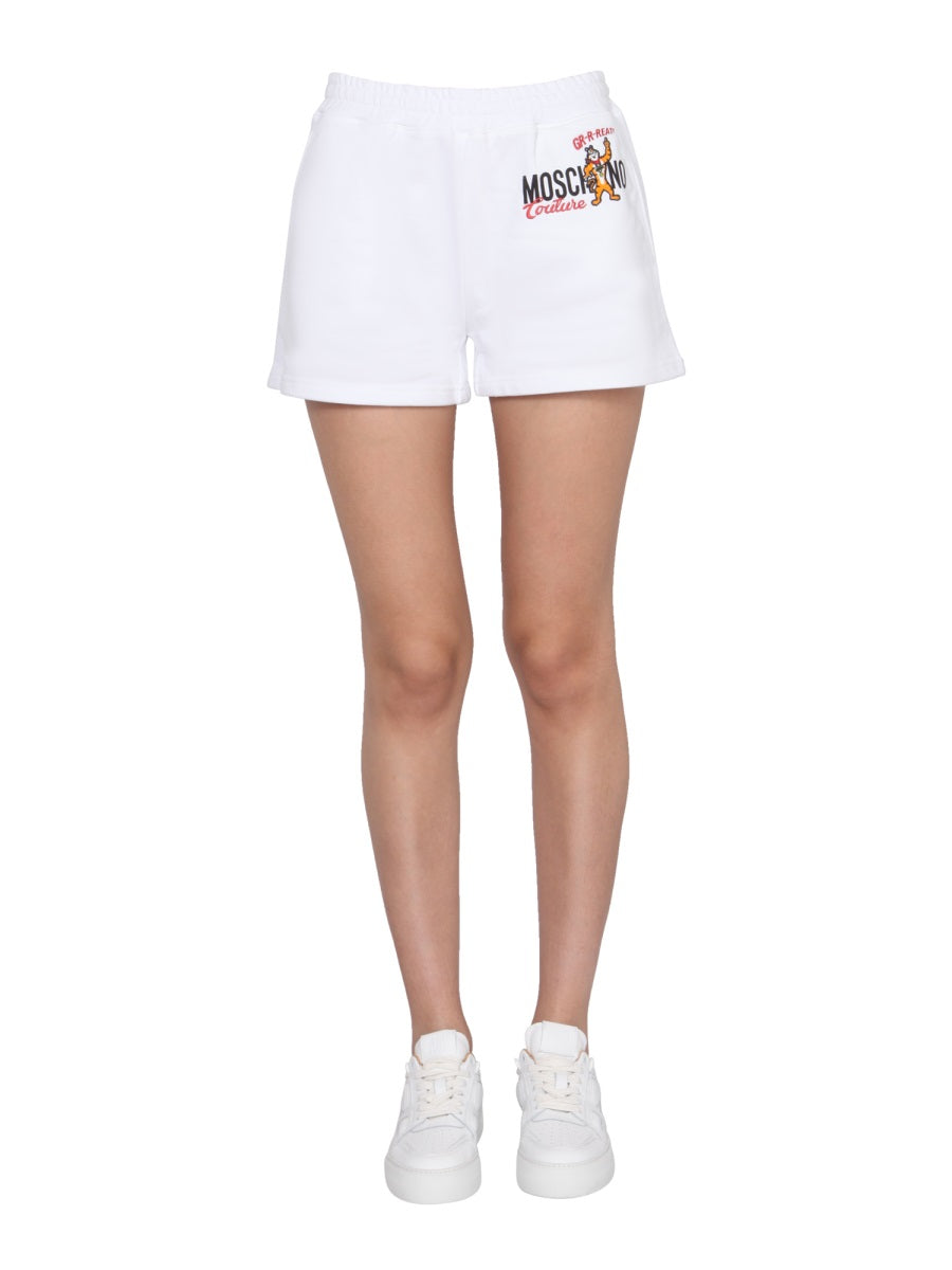 Moschino Shorts - White | Wanan Luxury
