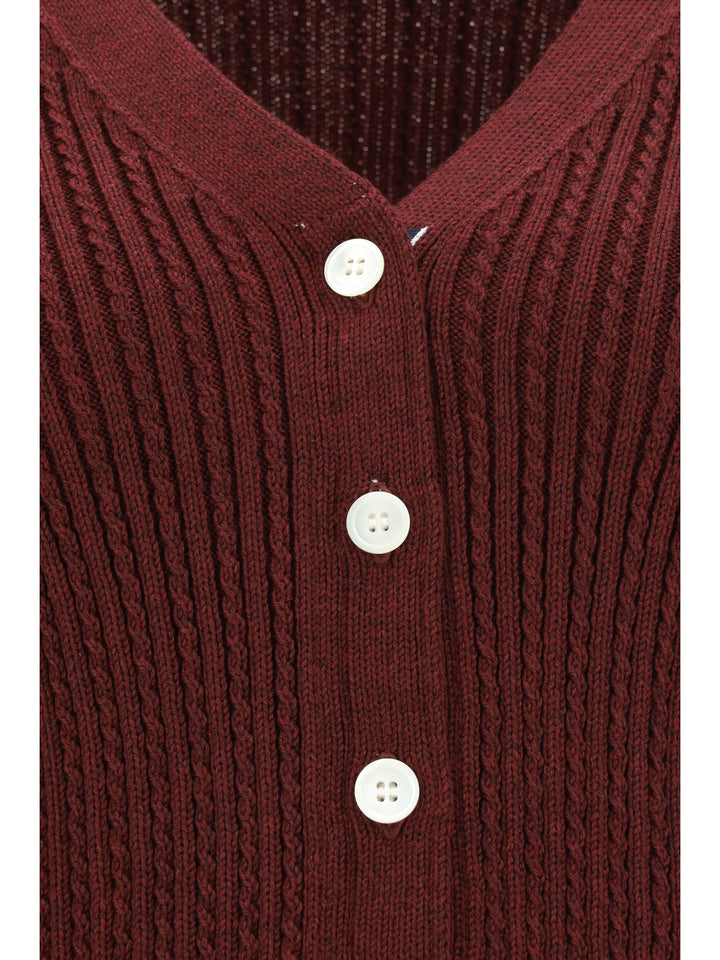 V NECK CARDIGAN