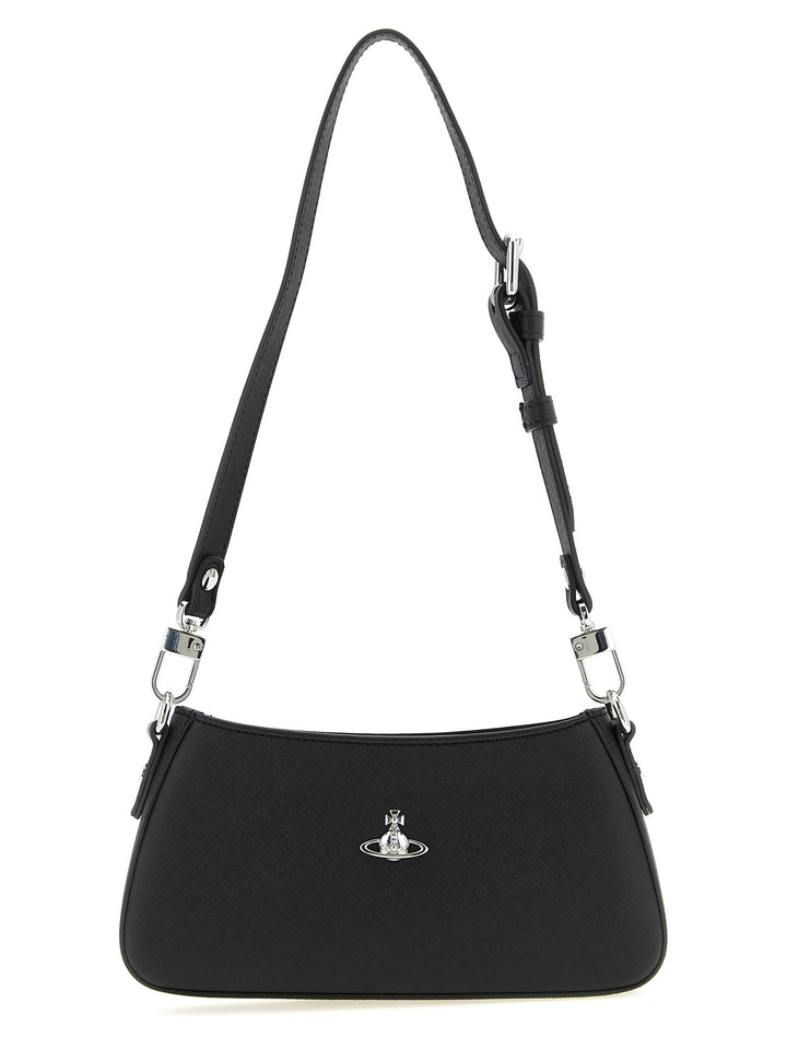 Vivienne Westwood Tasha Shoulder Bags - Black | b332d21af6b280daf96b1ebe1aac74de2948c0b9