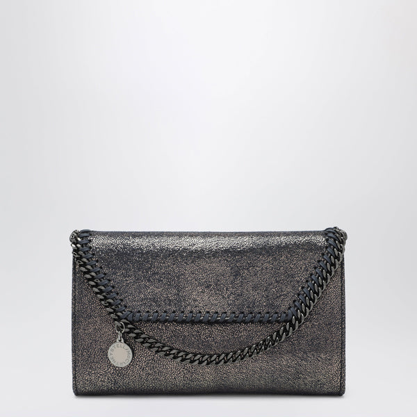 Dark Navy Falabella Chain Wallet