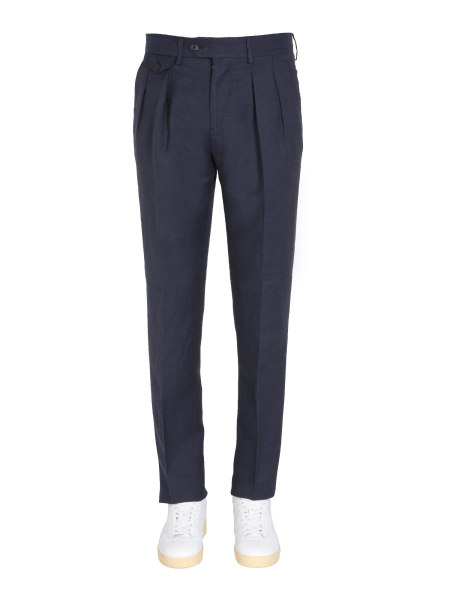 Lardini Pants - Blue | Wanan Luxury