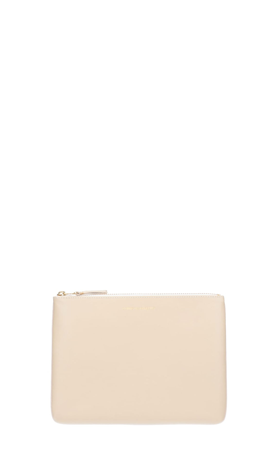 Zipped Pouch Small Leather Goods Beige