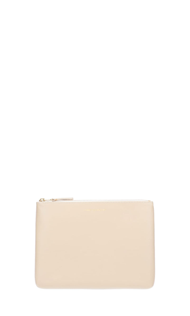 Zipped Pouch Small Leather Goods Beige