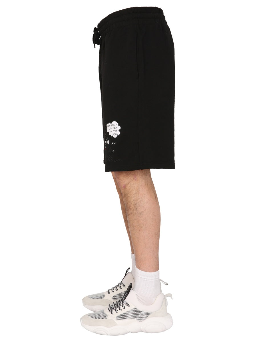 Moschino Shorts - Black | Wanan Luxury