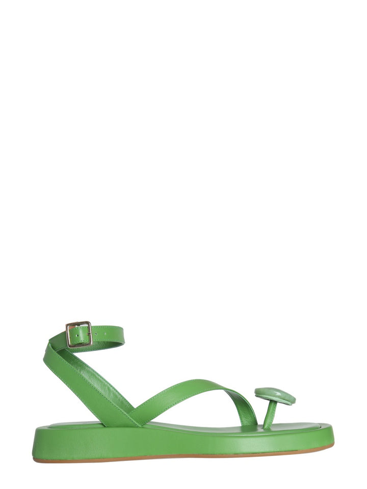 Gia Borghini Sandals - Green | a632d00087cb0a58dbff08ed037e0f837dd2db16