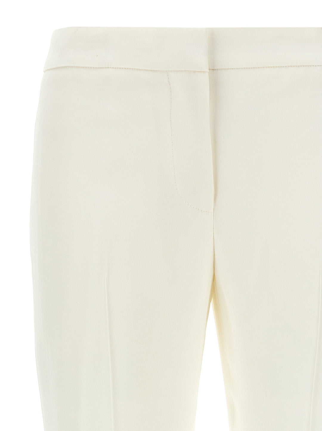 Mcqueen Crepe Pants - White | 8dd79572d7fe21d712e36512be37e3a01f84e8ee