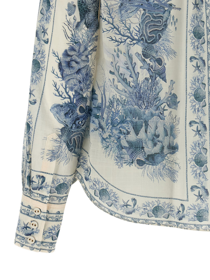 Zimmermann Wanderlust Shirt and Blouse - Blue | bc5ae6d41f86366e263a462811070c75d8c6df1e