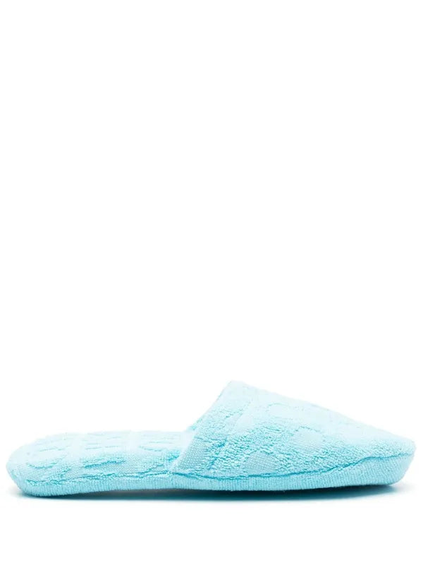 Bath slippers terry jacquard la vacanza