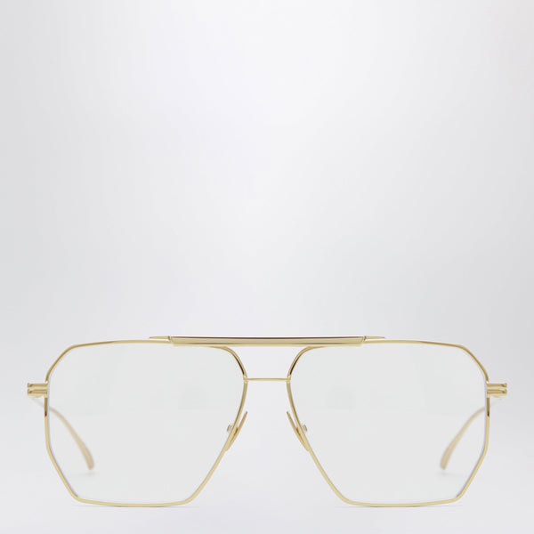 Classic Aviator Sunglasses In Gold Metal