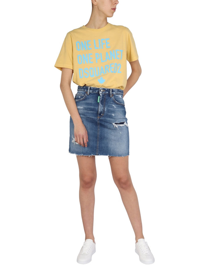 Dsquared2 T shirts - Yellow | Wanan Luxury