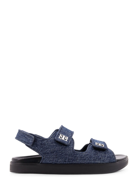 Strap Flat Denim Sandals