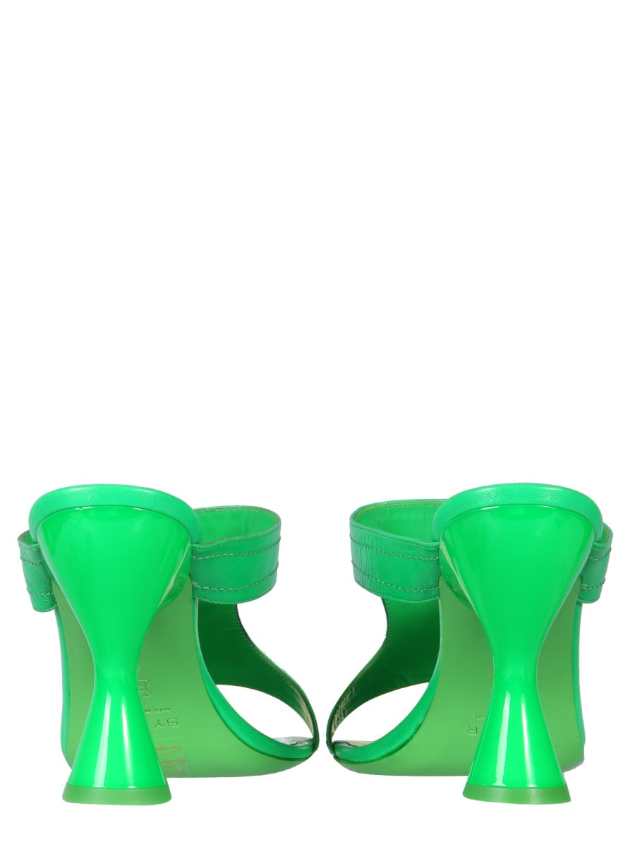 By Far Sandals - Green | Wanan Luxury