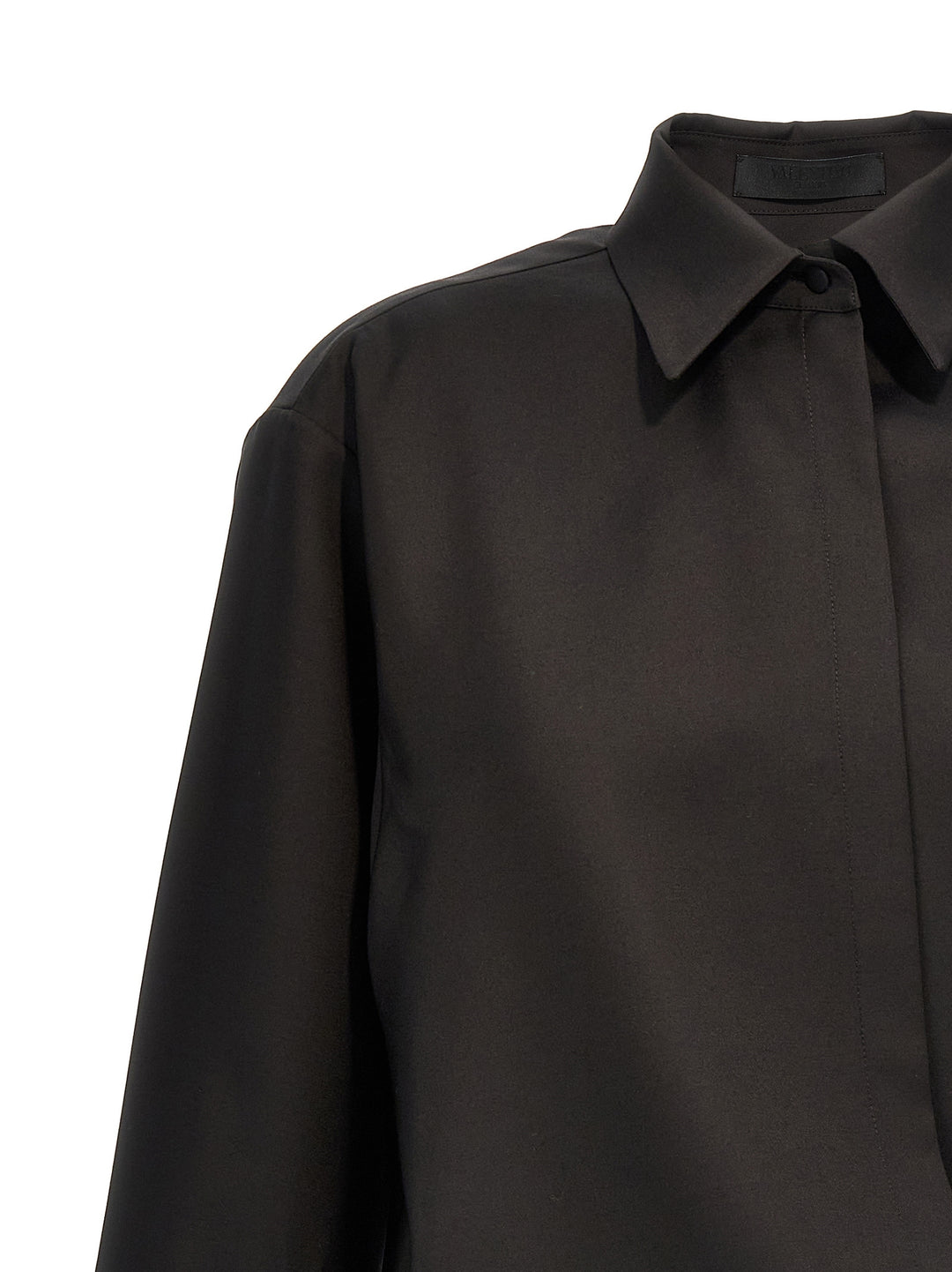 Valentino Techno Light Wool Shirt Shirt, Blouse Black