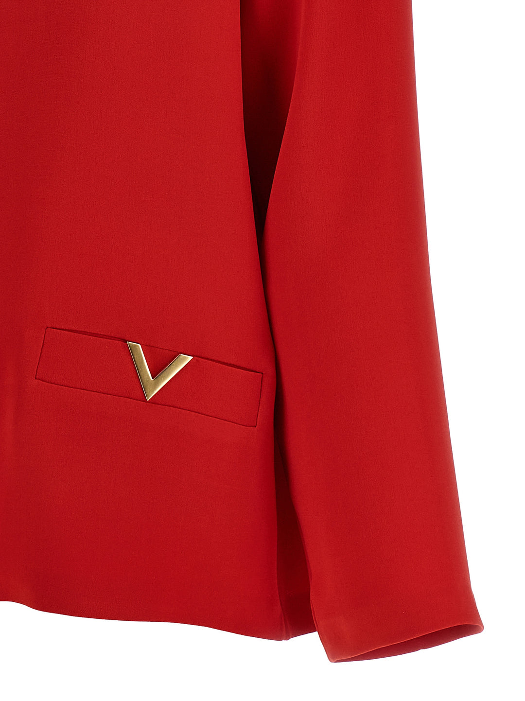 V Gold Shirt, Blouse Red