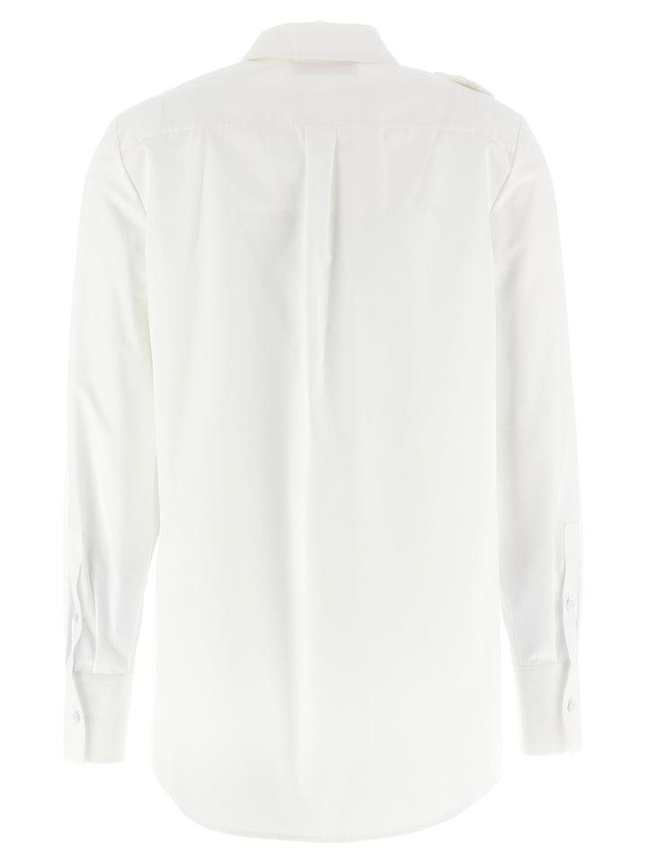 Valentino Flower Application Shirt Shirt, Blouse White