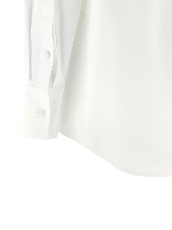 Valentino Flower Application Shirt Shirt, Blouse White